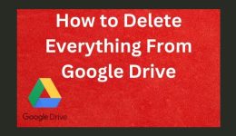 So löschen Sie alles von Google Drive