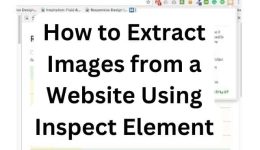 So extrahieren Sie Bilder von einer Website mit Inspect Element