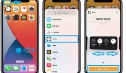 So stellen Sie die Uhr auf dem iPhone-Startbildschirm ein