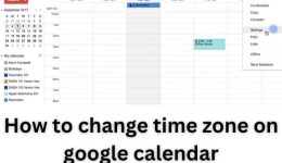 So ändern Sie die Zeitzone im Google Kalender