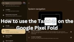 So verwenden Sie die Taskleiste auf dem Google Pixel Fold