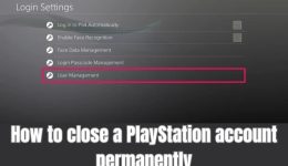 So schließen Sie ein PlayStation-Konto dauerhaft