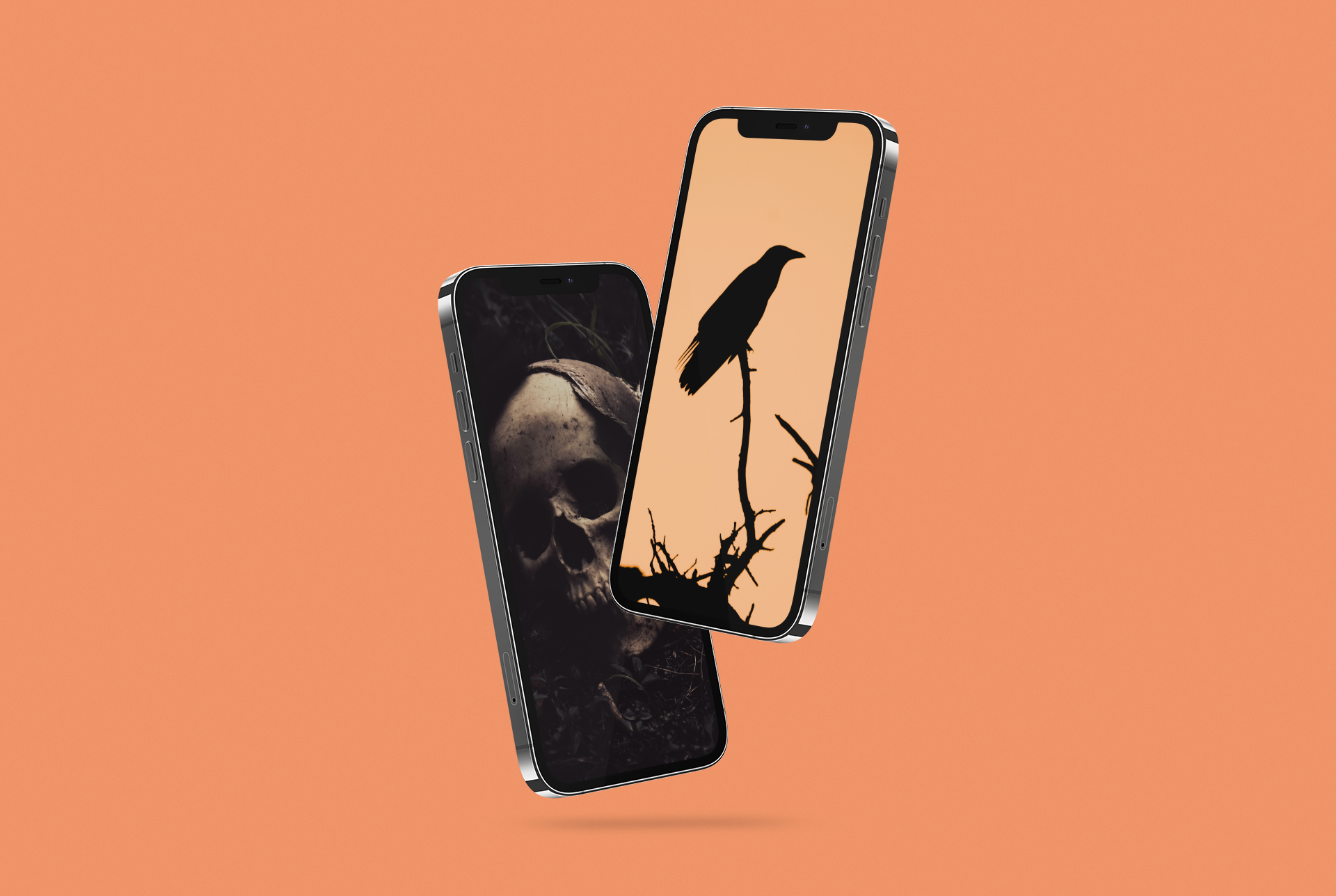 Dunkle, gruselige iPhone-Hintergrundbilder für Halloween