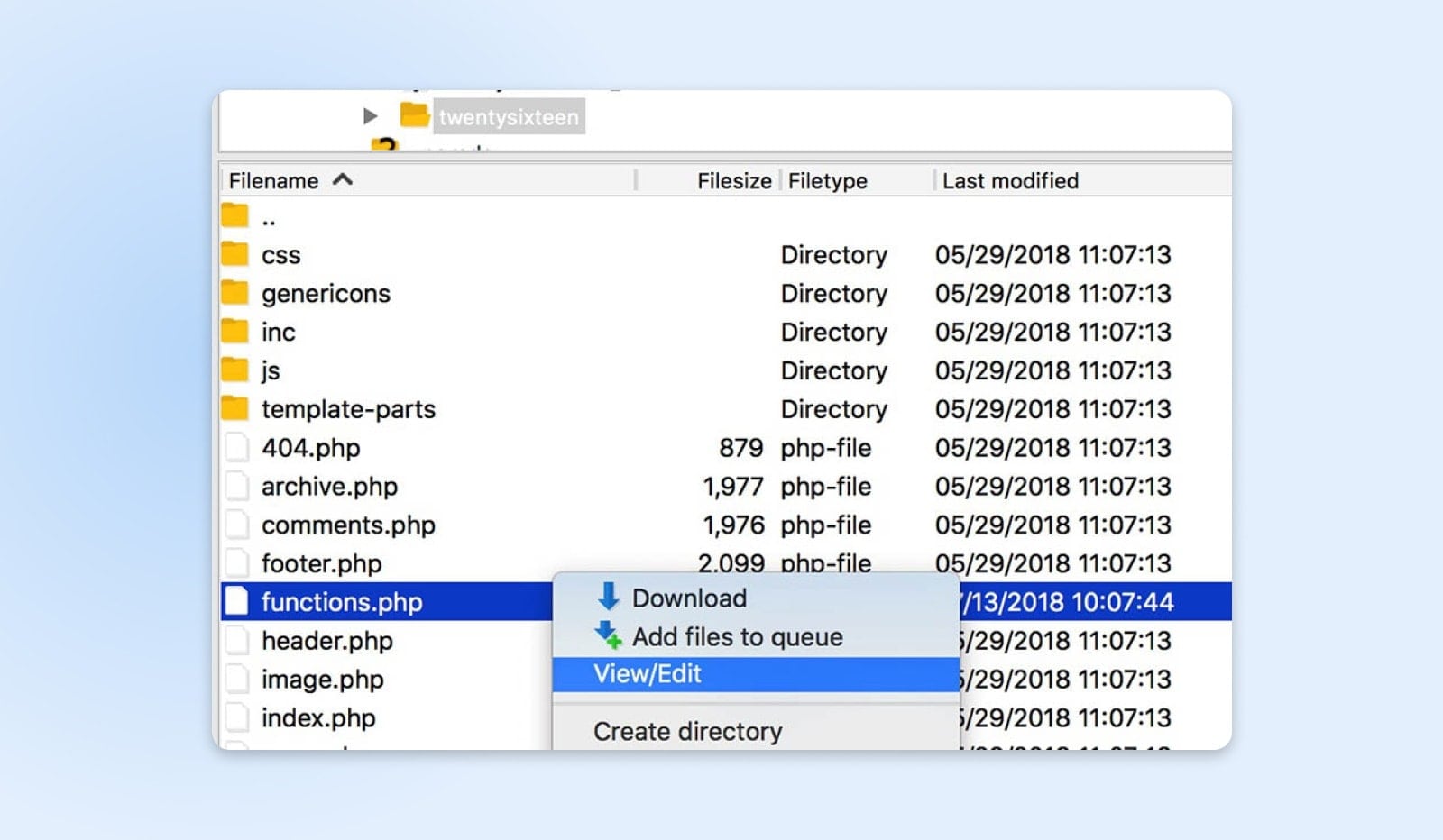 Parse-Fehler, Datei finden