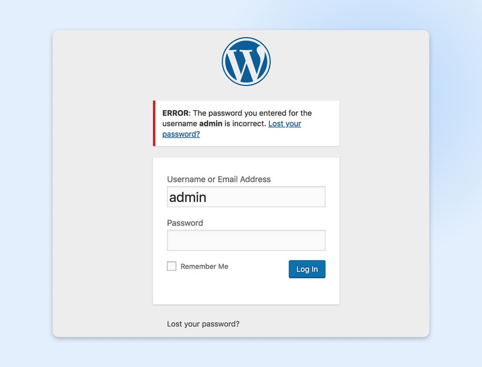 Sie können nicht auf den WordPress-Administrationsbereich zugreifen