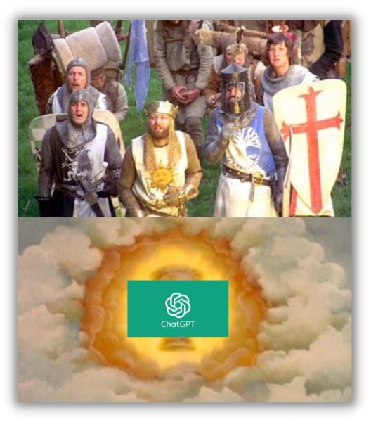 chatgpt Heiliger Gral Meme