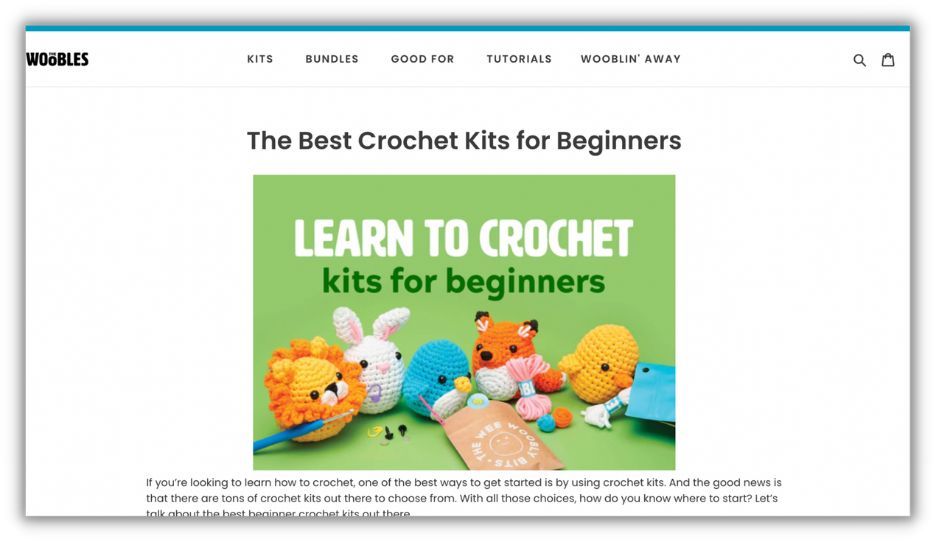 Beispiel für einen Blog-Beitrag zur Steigerung des organischen Traffics