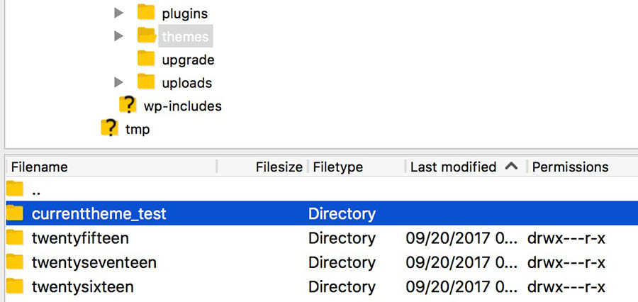 wp_content_themes-Ordner