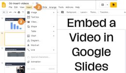 So betten Sie ein Video in Google Slides ein