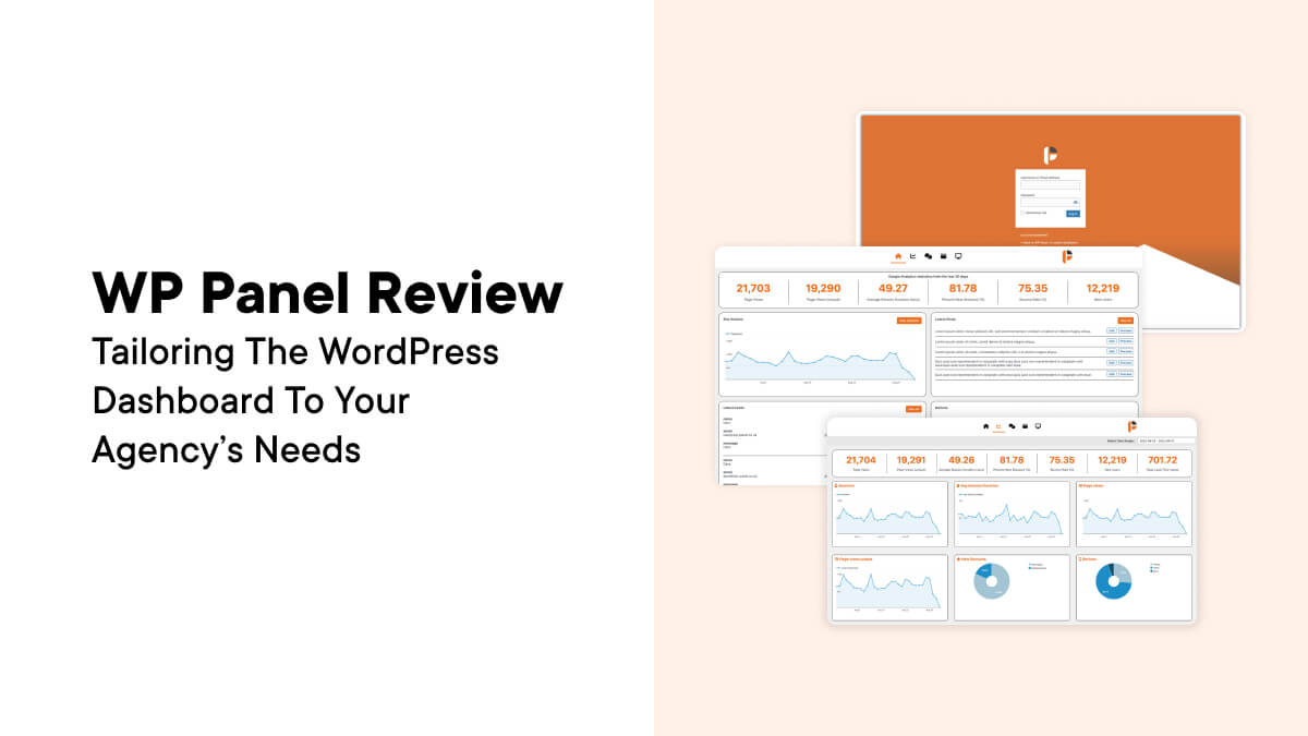 WP Panel Review: Passen Sie das WordPress-Dashboard an die Bedürfnisse Ihrer Agentur an