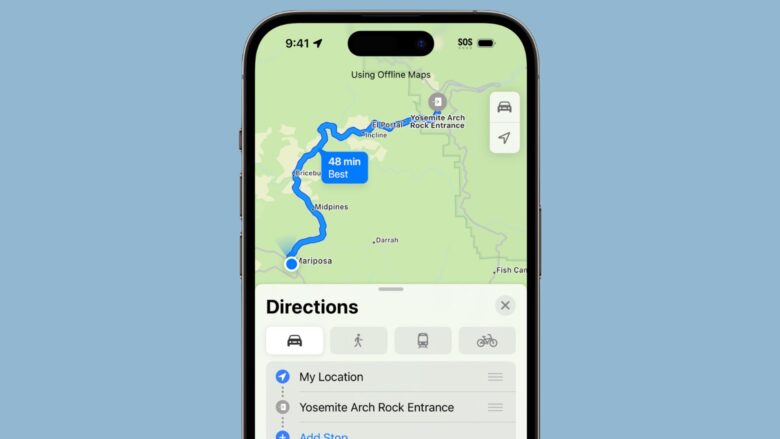 Offline-Routing von Apple Maps iOS 17 bringt Offline-Navigation zu Apple Maps