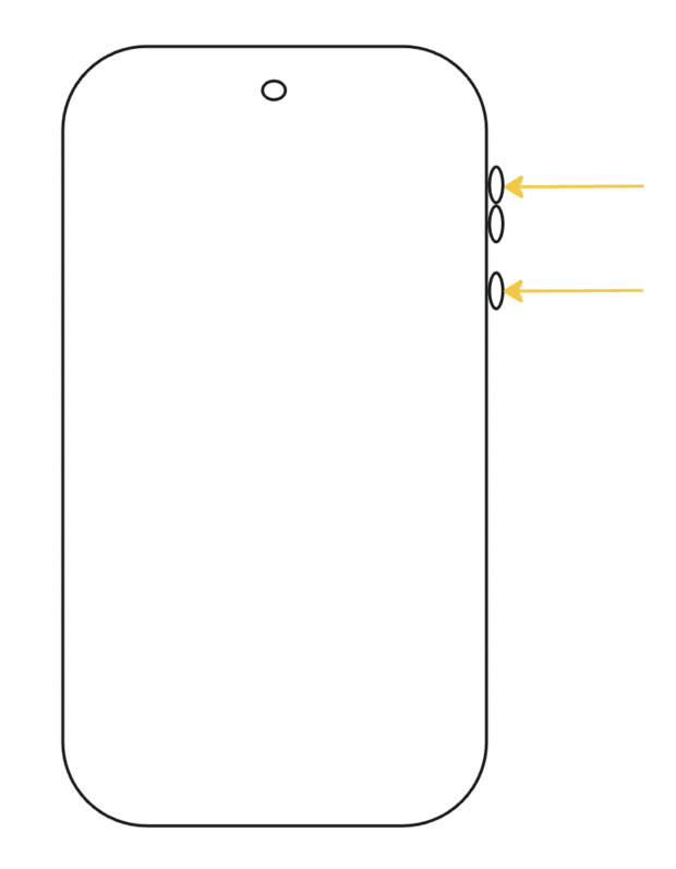 Android-Einschalttasten und Leiser-Tasten