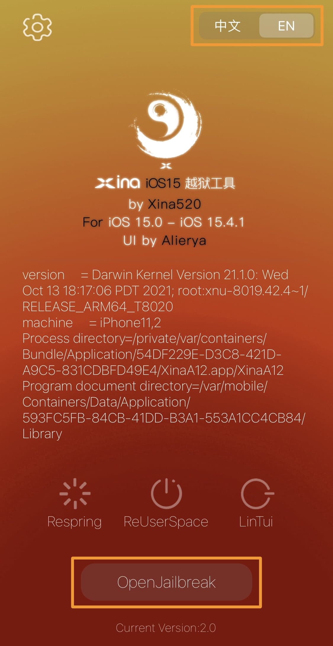 XinaA15 v2 Jailbreak-Taste.