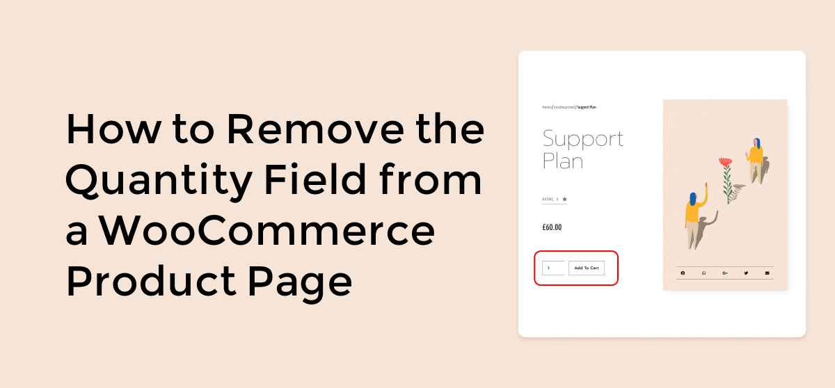 So entfernen Sie das Mengenfeld von der WooCommerce-Produktseite und dem Warenkorb