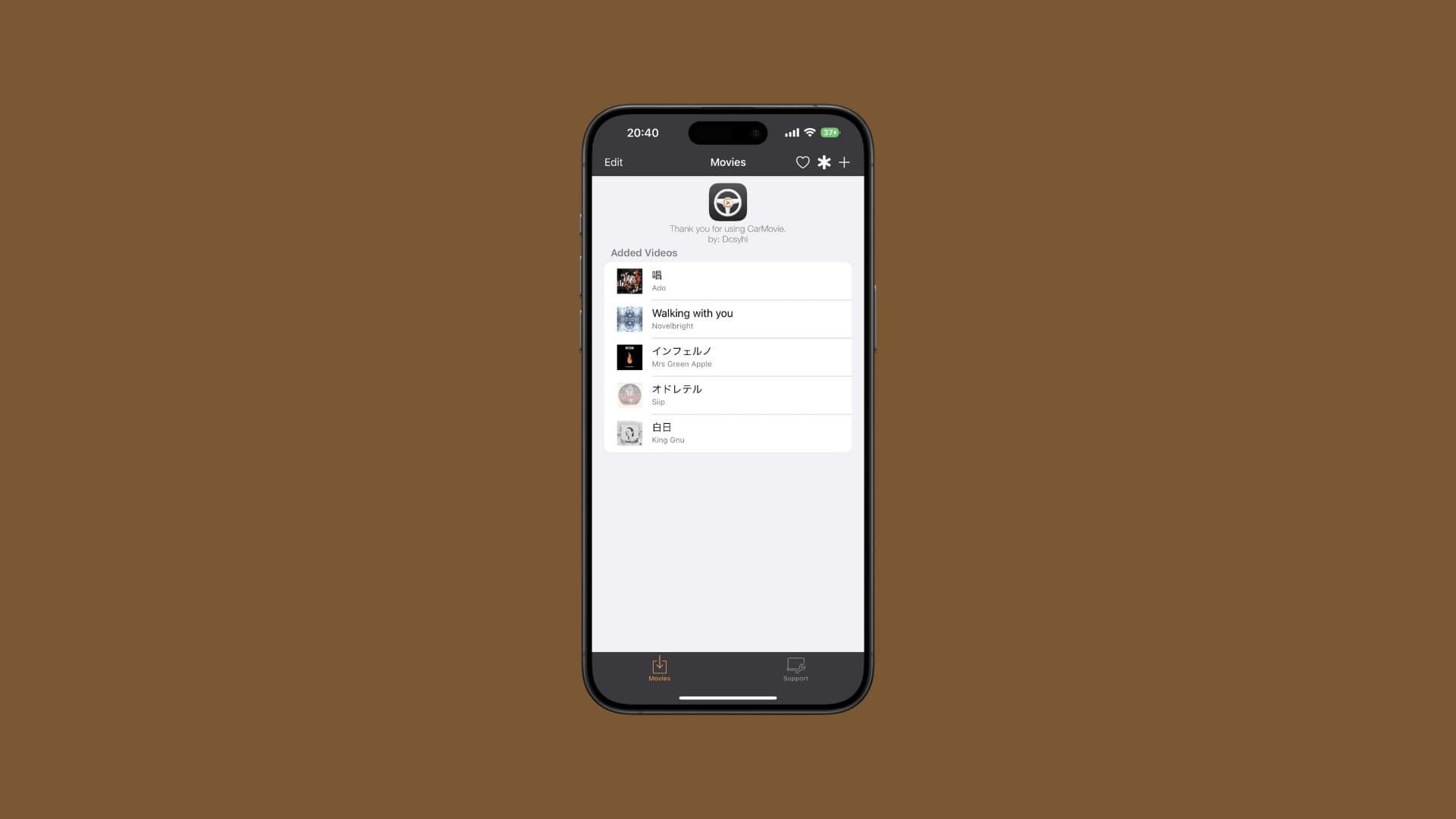 Die CarMovie-App für TrollStore schaltet Videowiedergabefunktionen über CarPlay frei