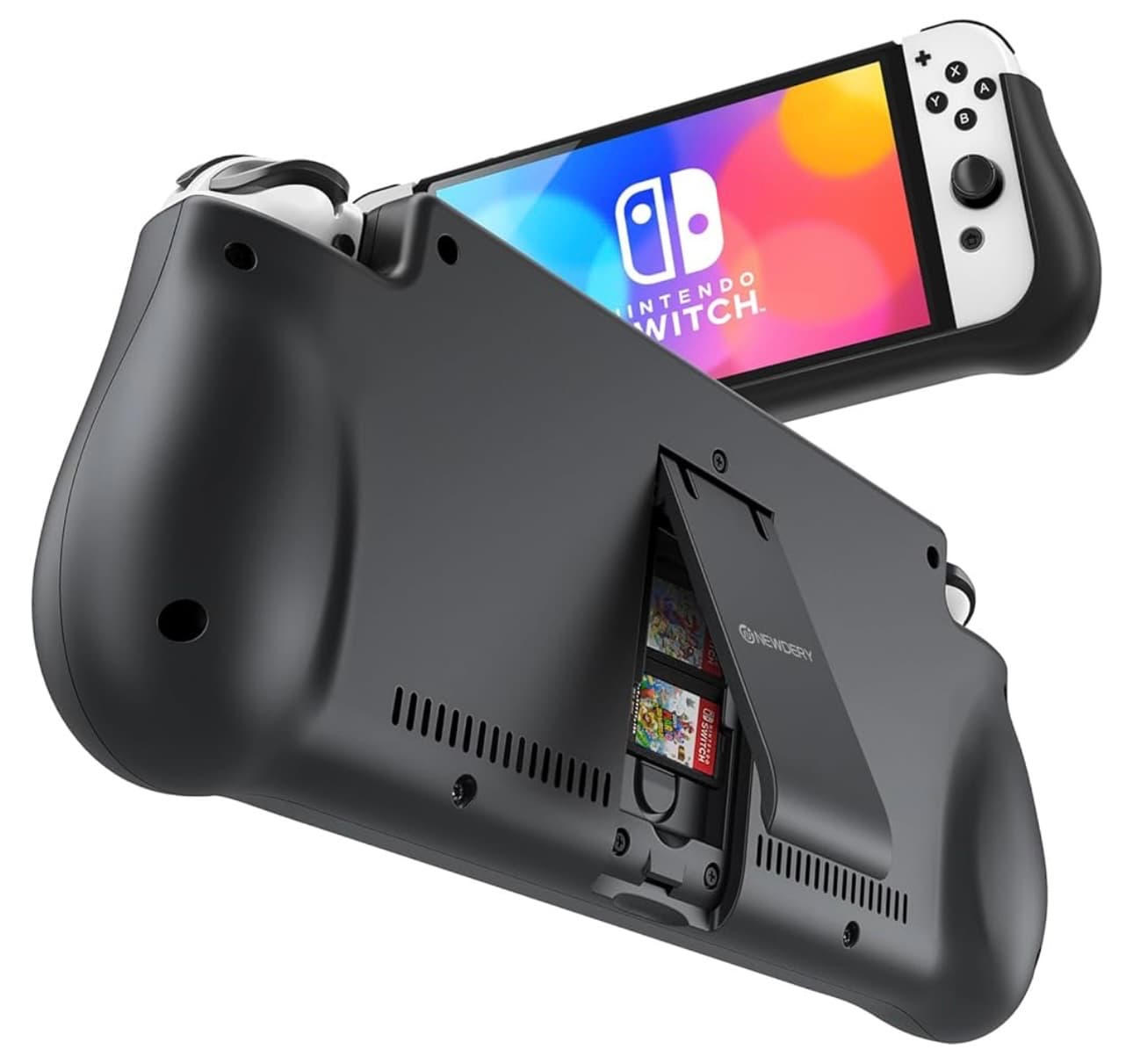 NEWDERY Controller-Griff und Akku.