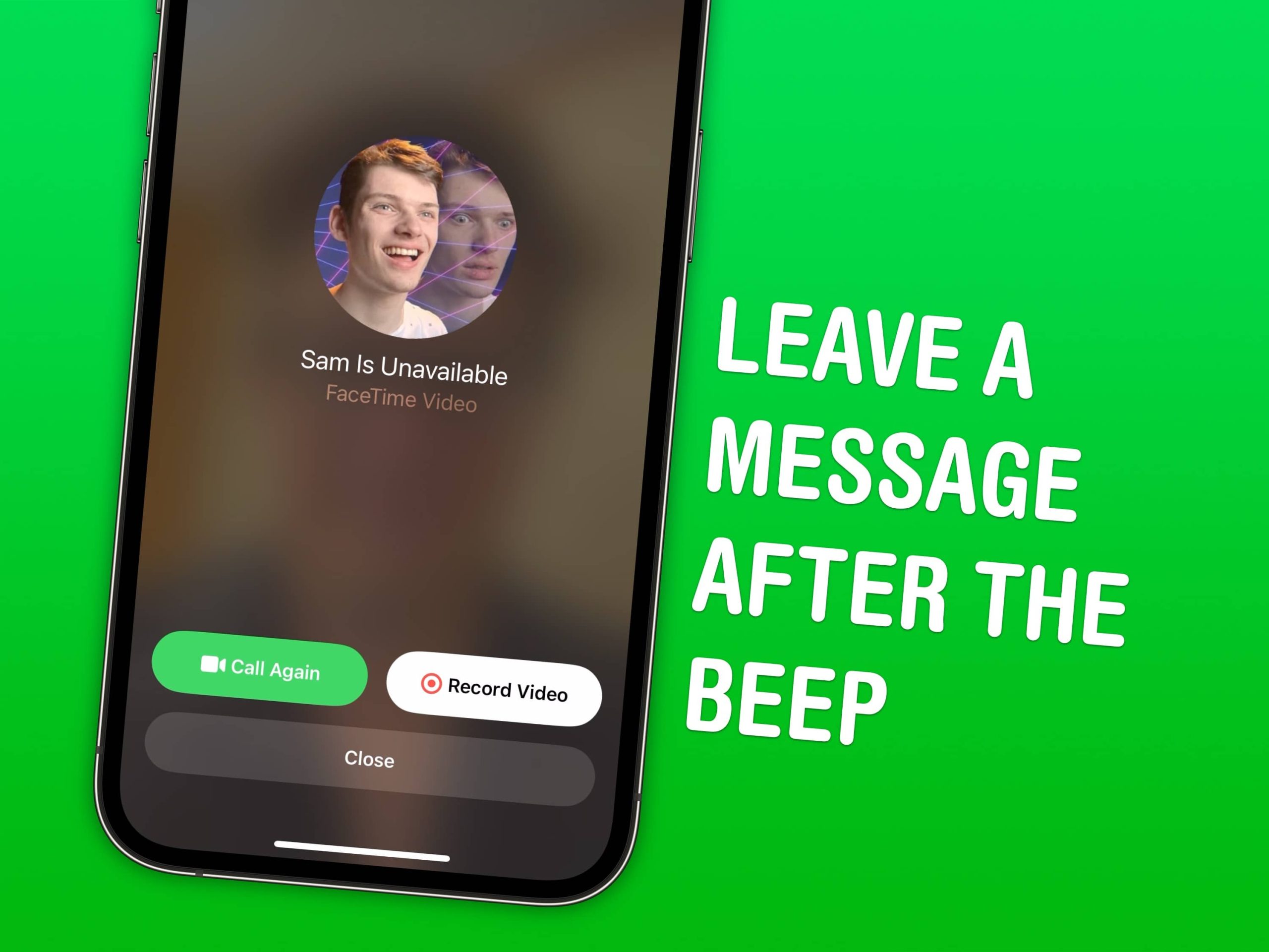 So hinterlassen Sie eine FaceTime-Voicemail