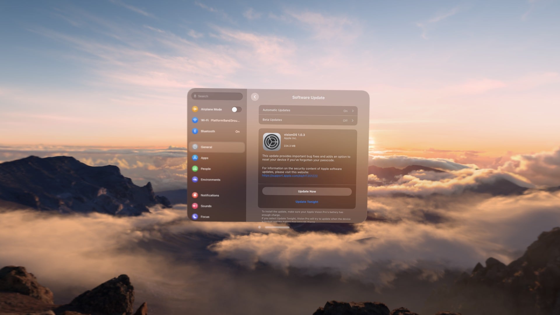 So aktualisieren Sie die Vision Pro-Software (und probieren die Betaversionen von visionOS aus, wenn Sie sich trauen)