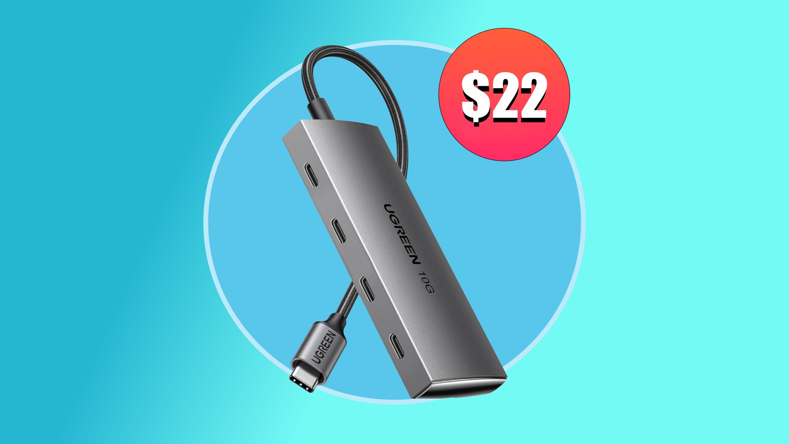 Verwandeln Sie mit diesem USB-C-3.2-Hub-Angebot aus einem USB-C-Anschluss vier für nur 22 US-Dollar