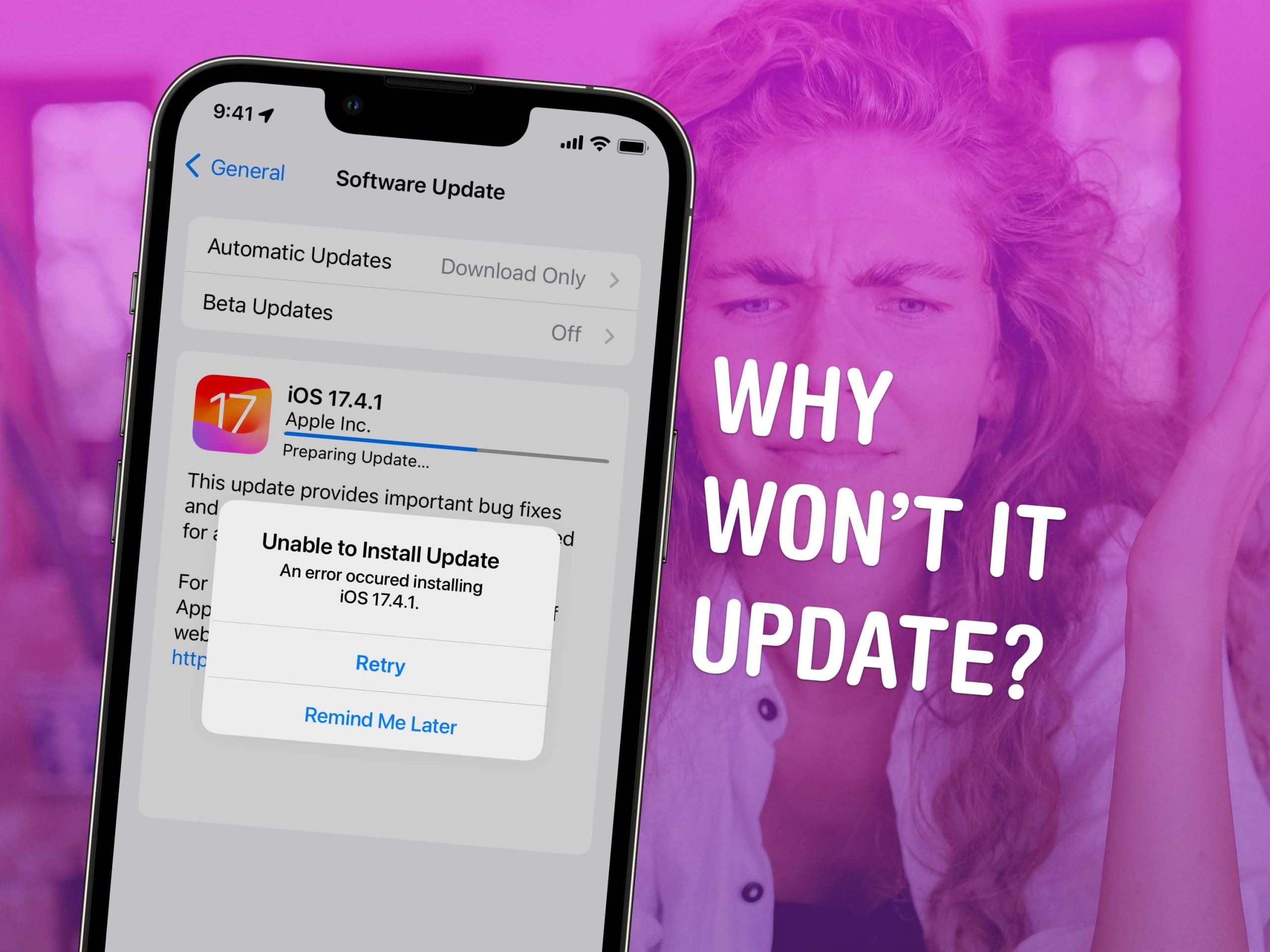 Was tun, wenn Ihr iPhone kein Update installiert?