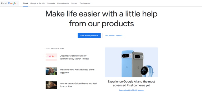 Google – 25 tolle Seiten über uns