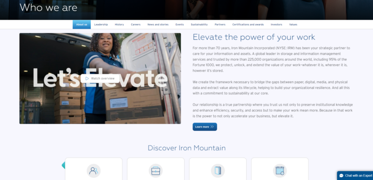 Iron Mountain – 25 tolle Seiten über uns