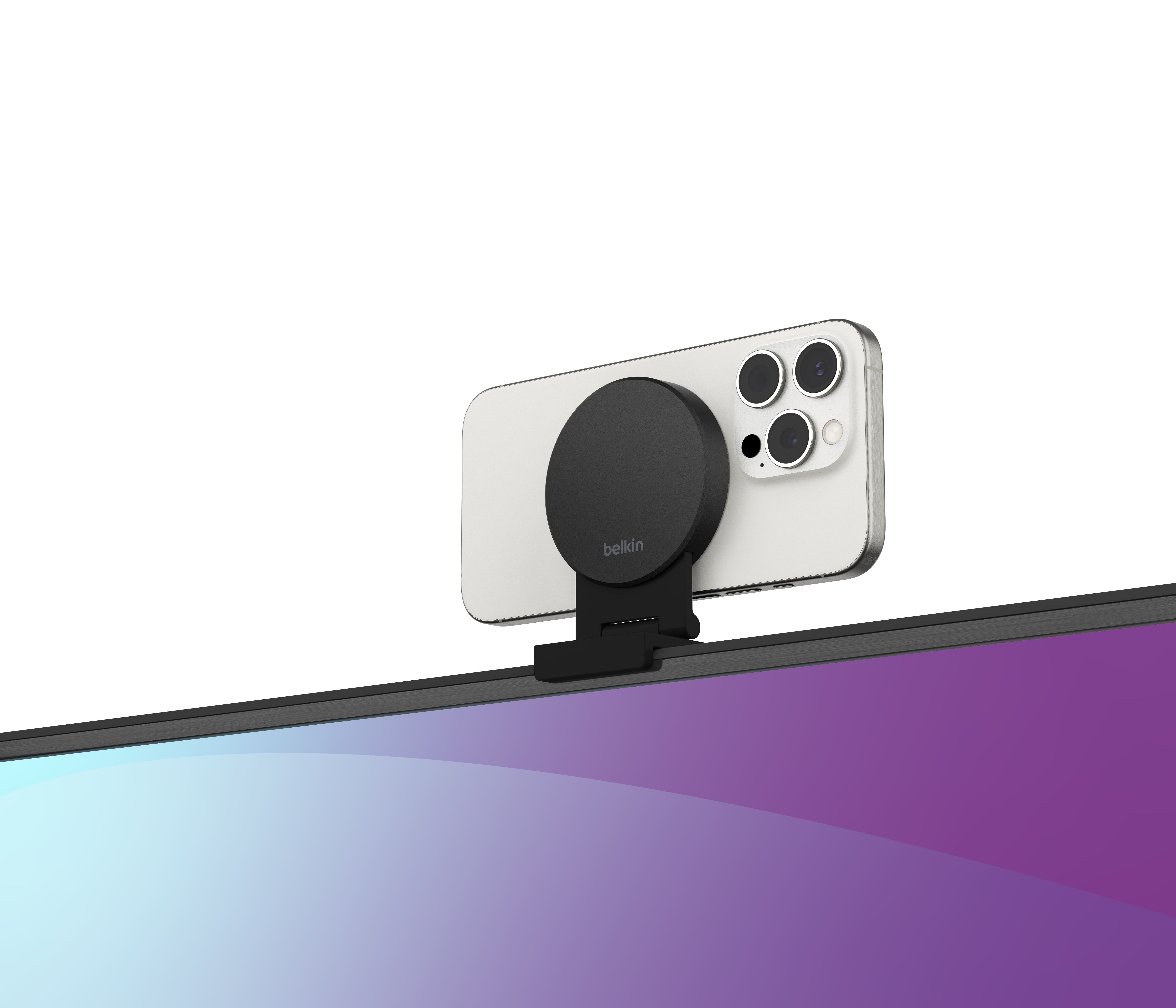 Belkins neue Continuity-Kamerahalterung für Apple TV 4K.