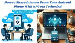 So teilen Sie das Internet von Ihrem Android-Telefon über Tethering mit einem PC