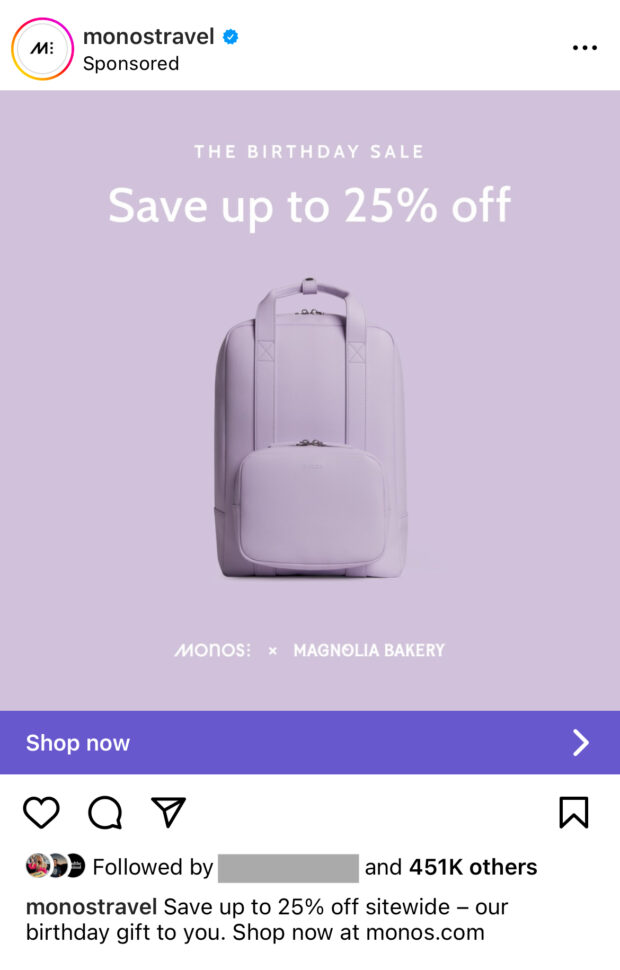 Bei Monos Travel Birthday Sale sparen Sie bis zu 25 Prozent