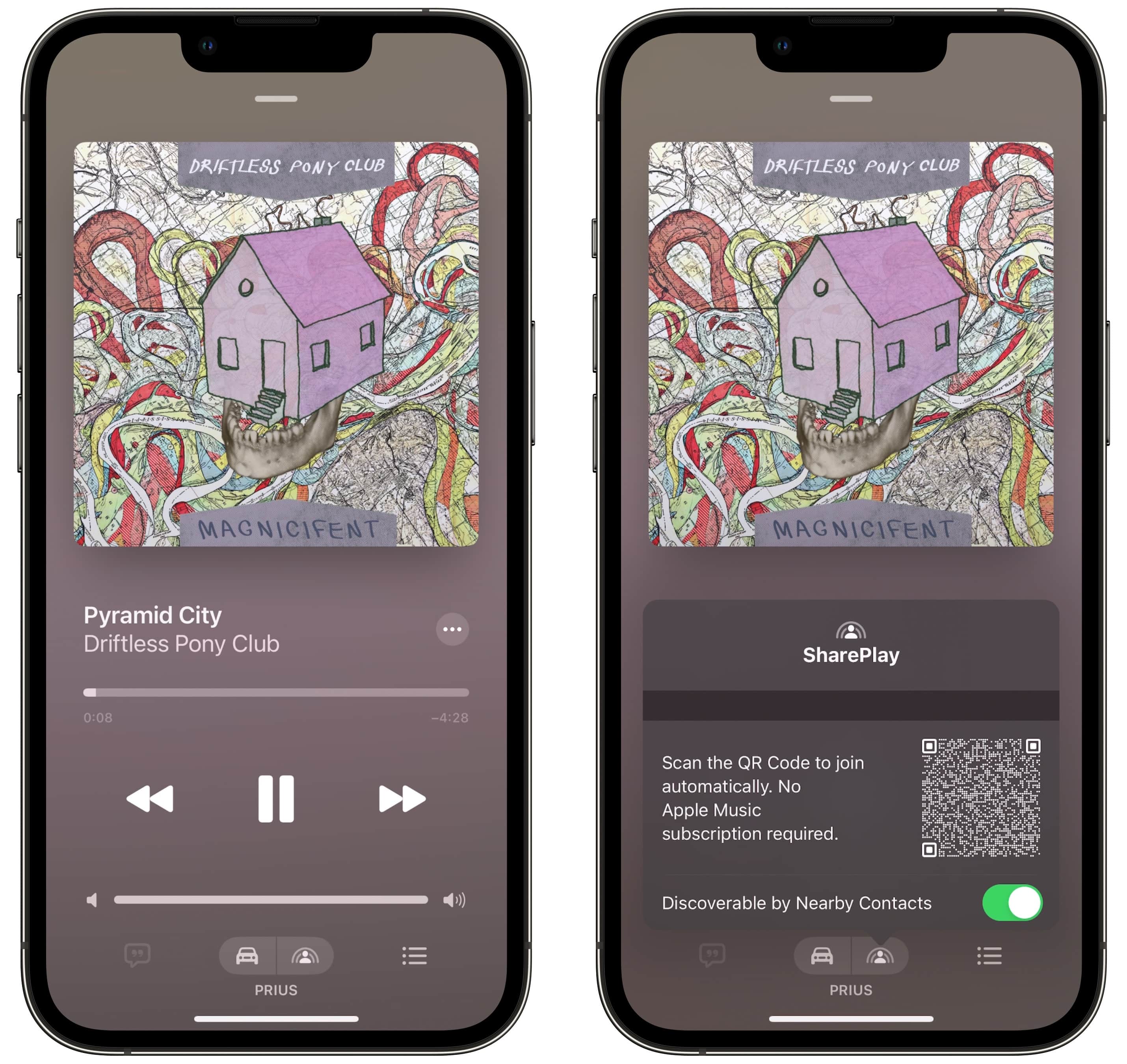 SharePlay in Apple Music SharePlay in Apple Music starten