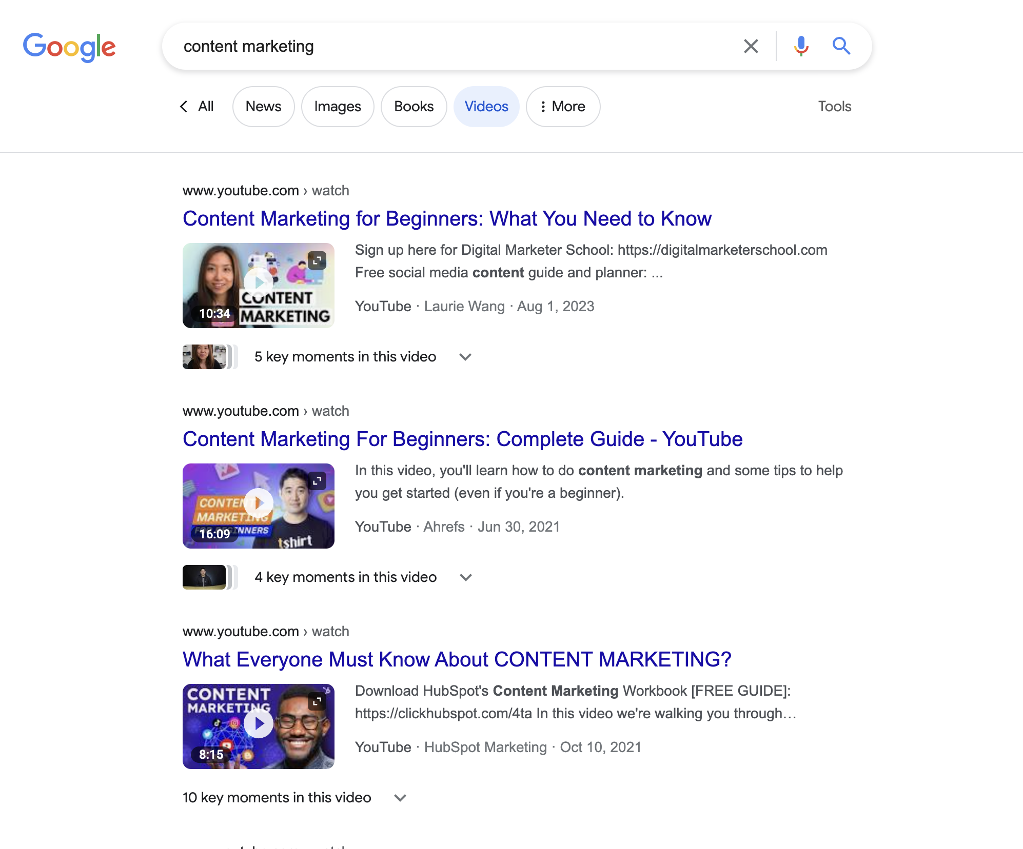   suchen nach [content marketing]Google