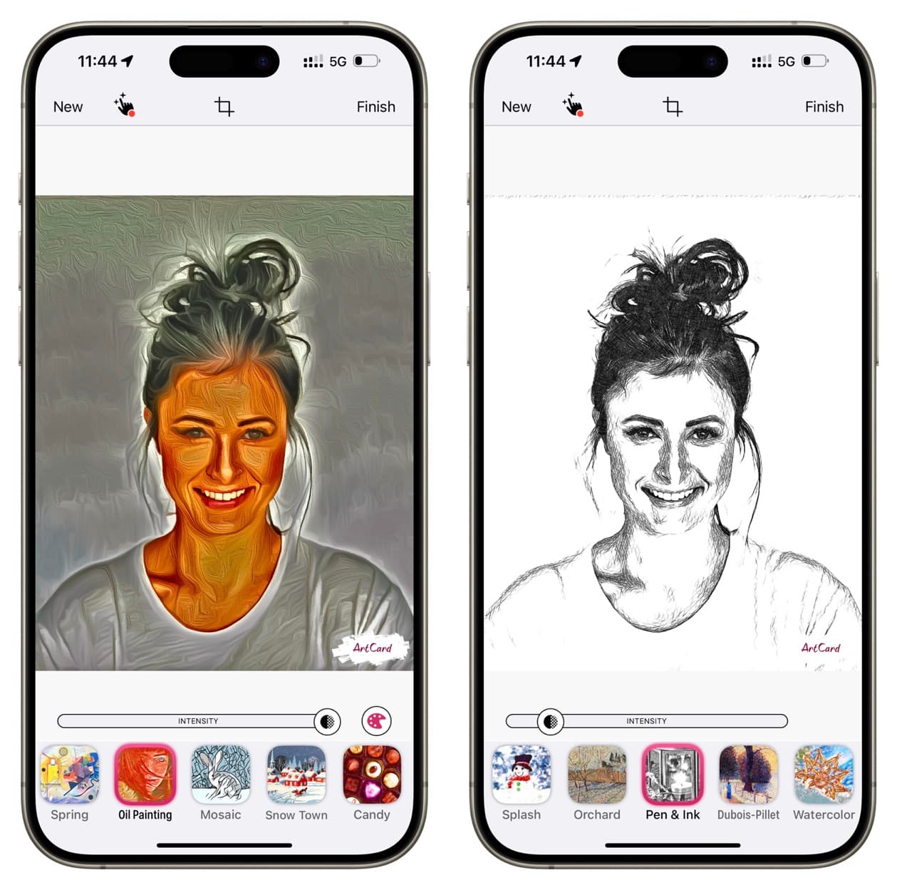 ArtCard Quick Art-App auf dem iPhone