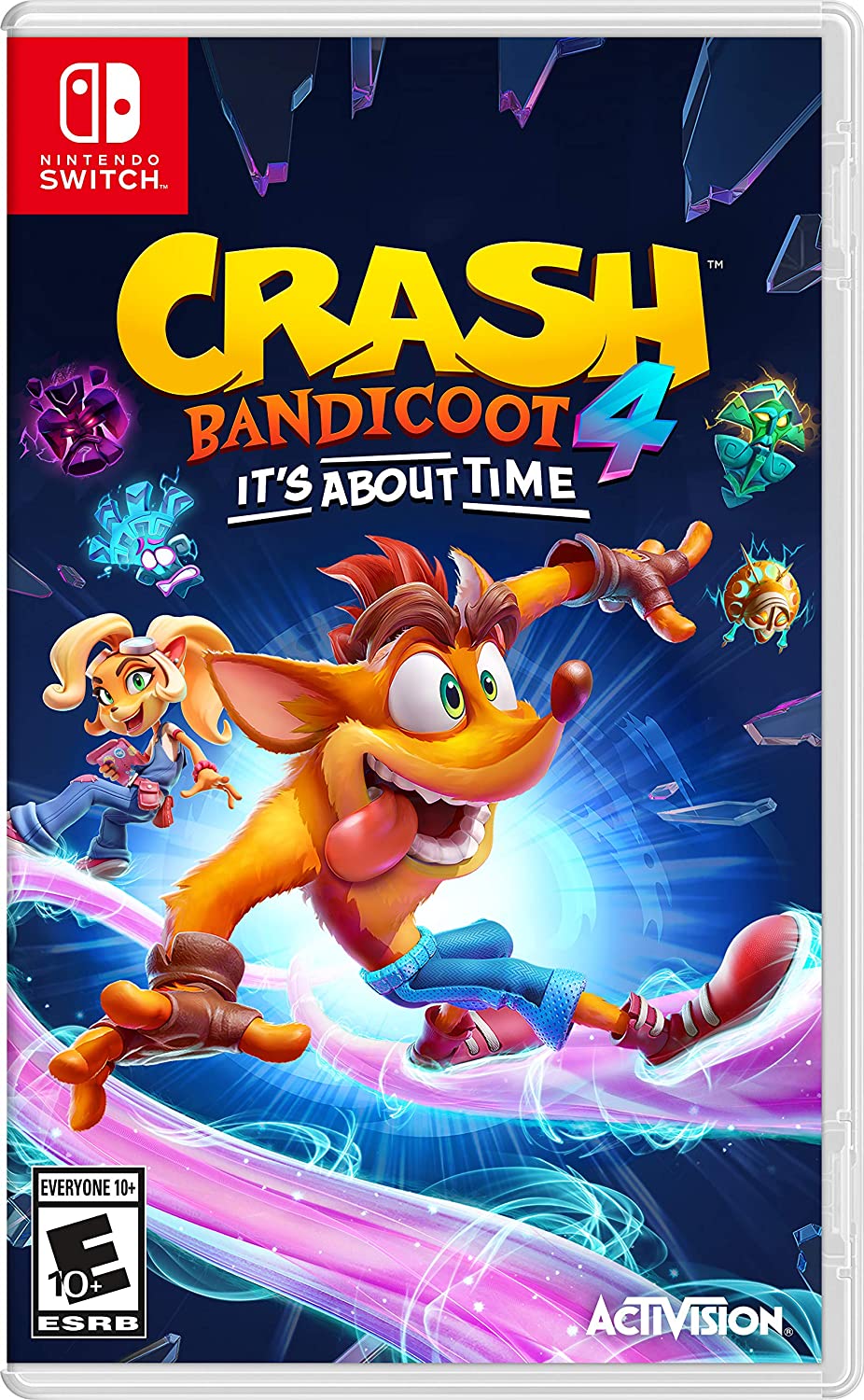 Kunstwerk von Crash Bandicoot N Sand Trilogy für Nintendo Switch.