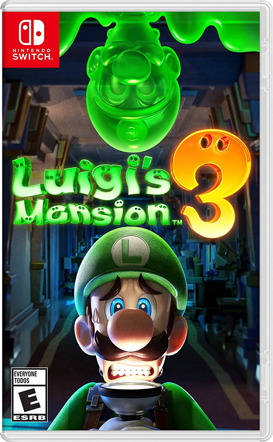 Grafik des Nintendo Switch-Spiels Luigi's Mansion 3.