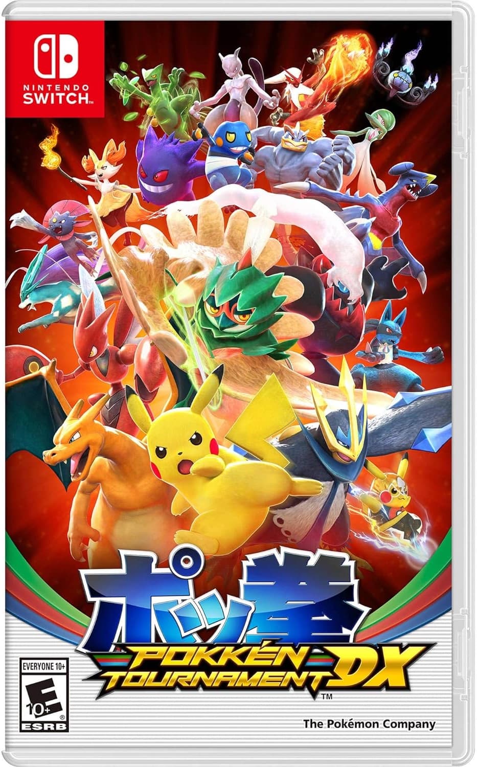 Artwork von „Pokken Tournament DX“ für Nintendo Switch.