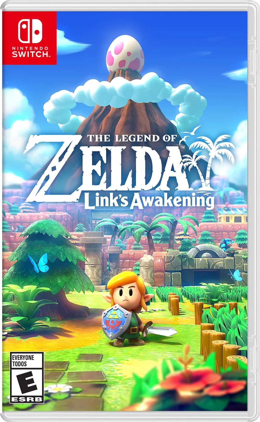 Artwork des Spiels „Legend of Zelda: Link’s Awakening“.