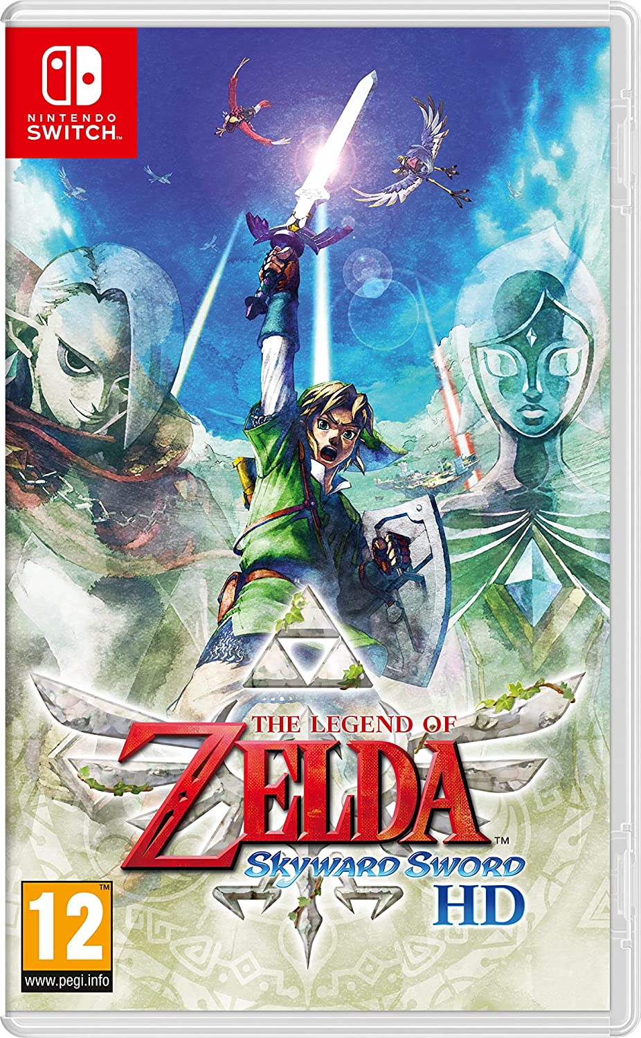 Cover-Artwork von „The Legend of Zelda: Skyward Sword“.