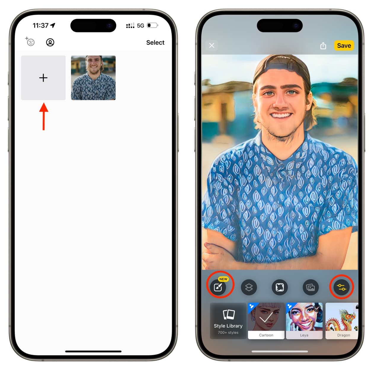 Mit der Prisma-App ein Foto in ein Gemälde verwandeln