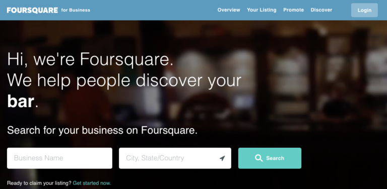 Foursquare für Unternehmen