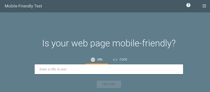 Google-Ranking-Faktoren – Googles mobilfreundliche Test-Homepage
