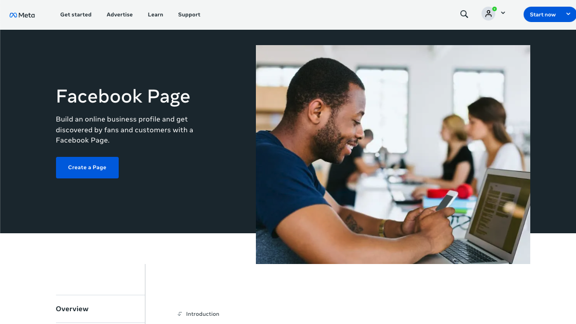 Facebook-Unternehmensseite