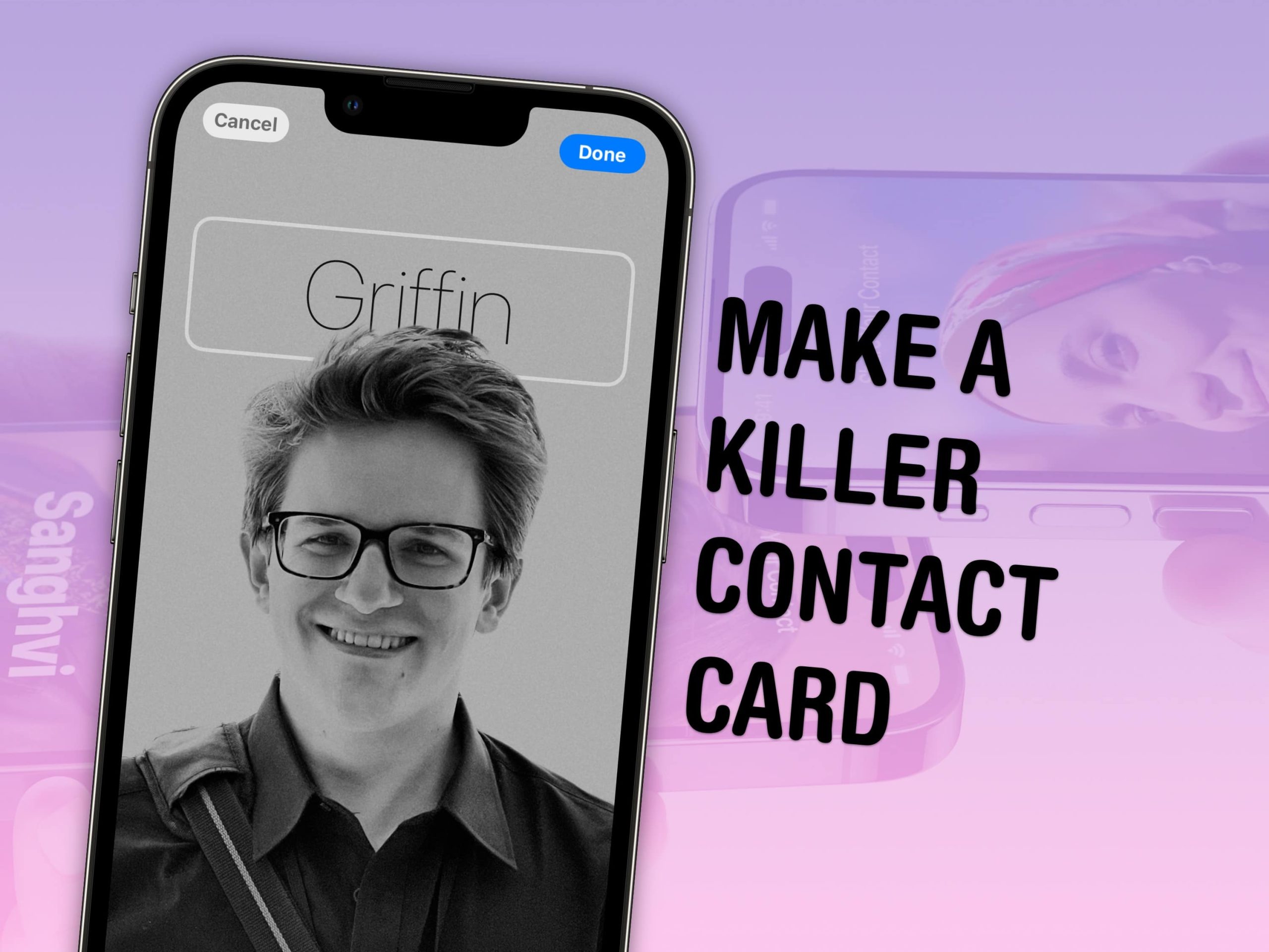So erstellen Sie ein tolles iPhone-Kontaktposter