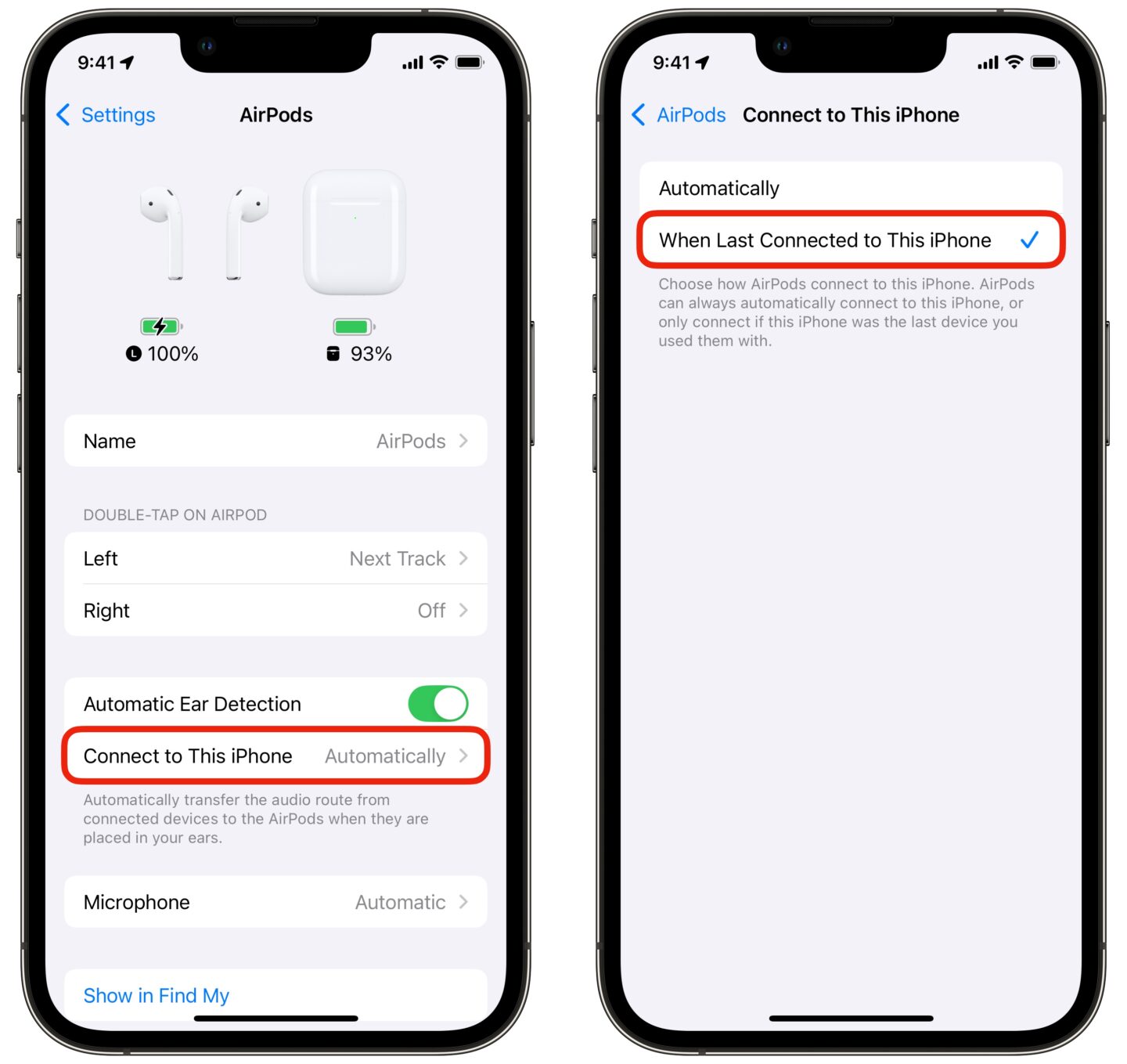 AirPods auf dem iPhone einschalten Verhindern Sie das Umschalten der AirPods zwischen Geräten wie einem iPhone oder iPad