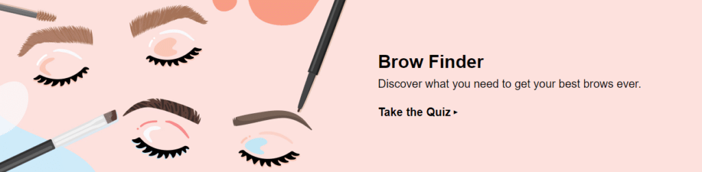 Sephora Augenbrauen-Finder-Quiz