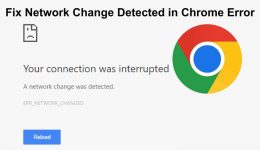 So beheben Sie den im Chrome-Fehler „Netzwerkänderung erkannt“