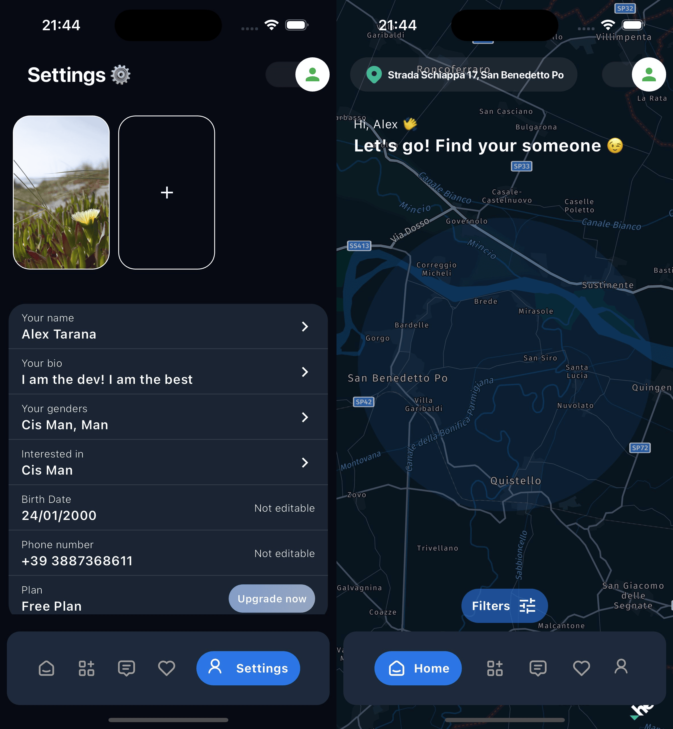 PeopleDrop-App für iPhones.