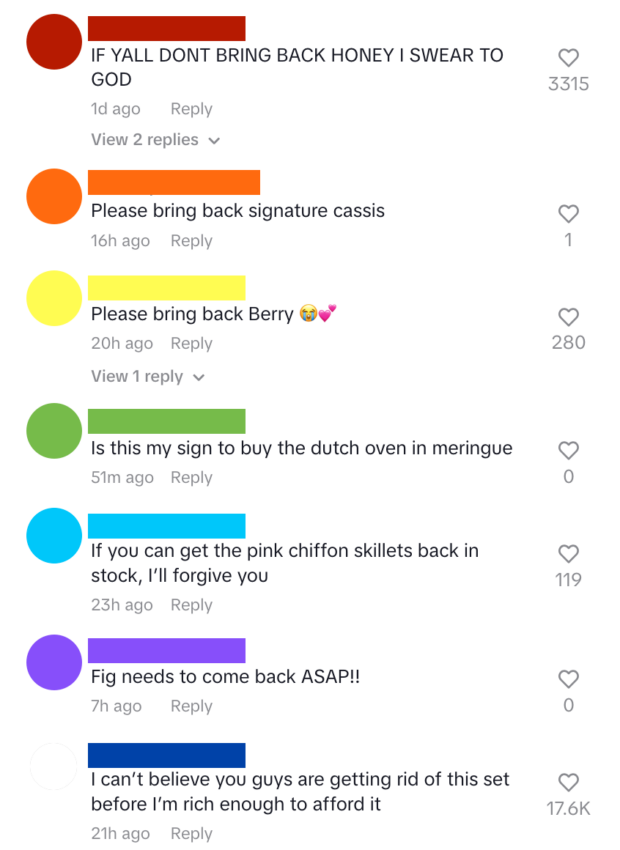 Le Creuset Kommentarbereich