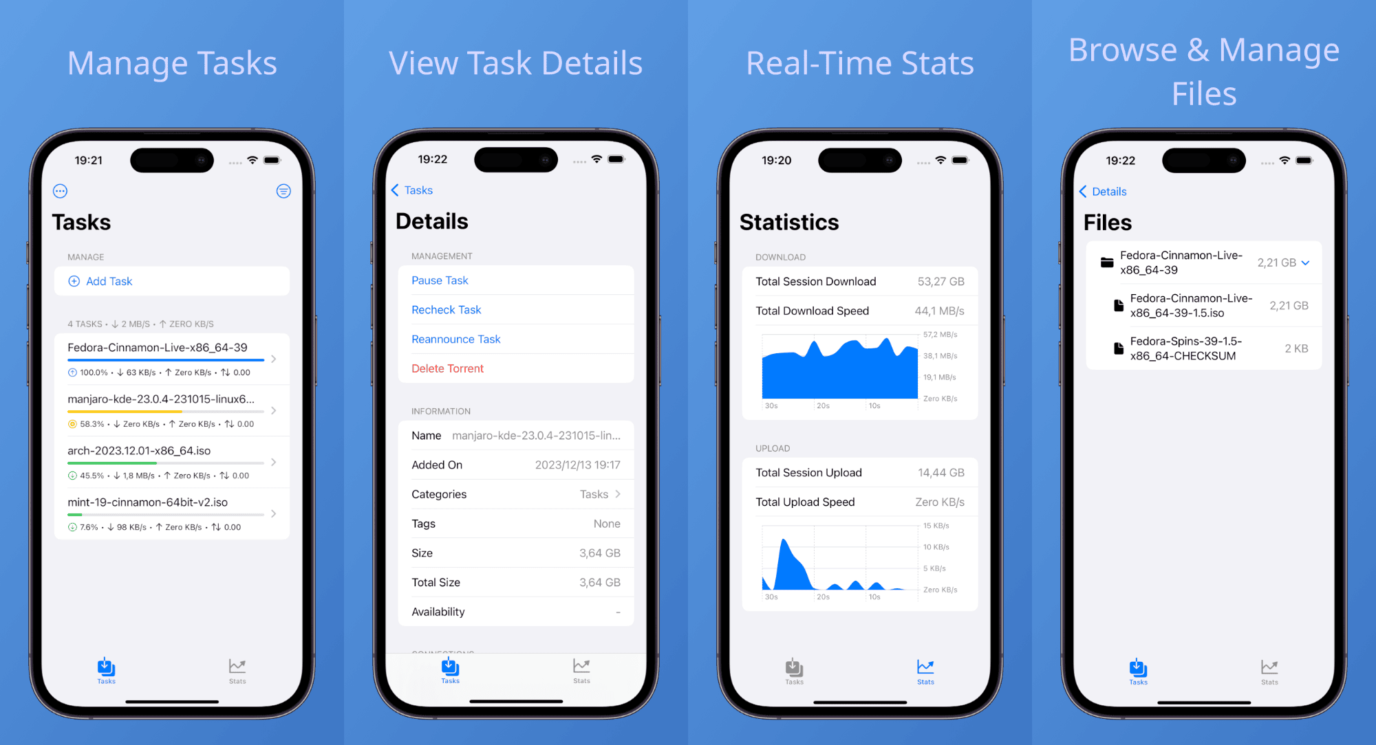 qBitControl-App für iPhones.