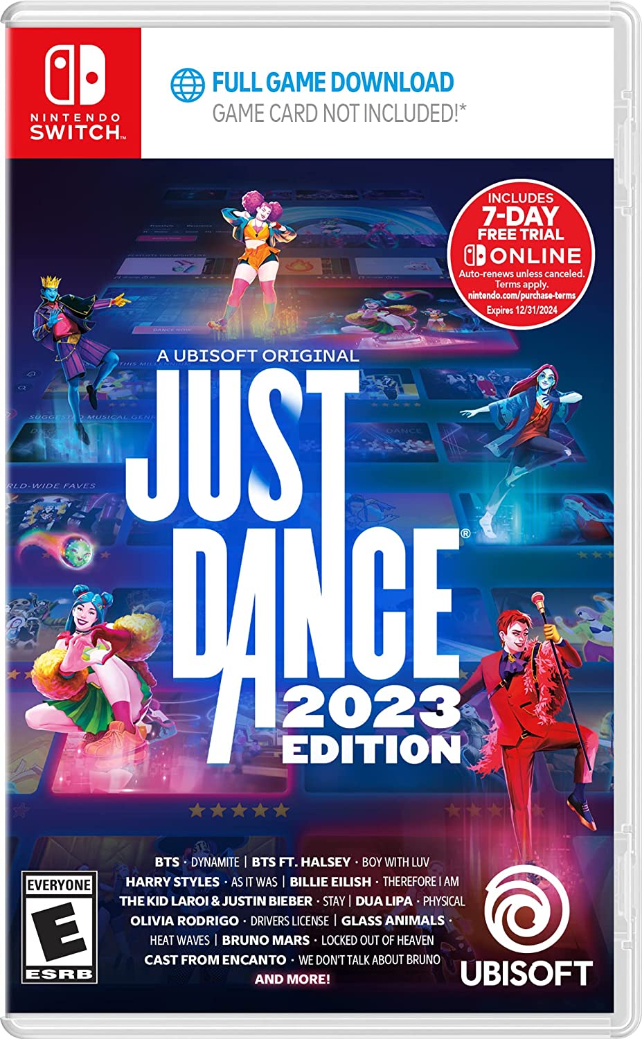 Artwork des Nintendo Switch-Spiels Just Dance 2023 Edition.