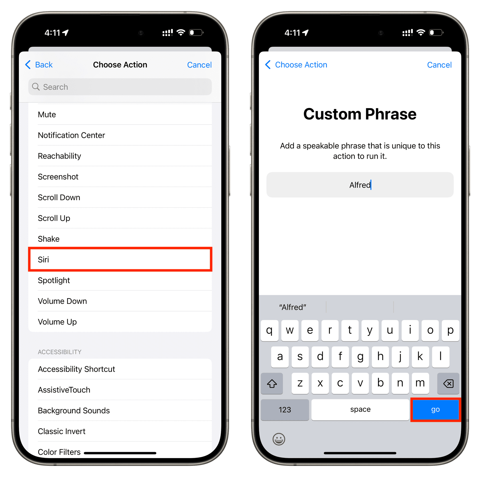 Richten Sie Siri so ein, dass es mit benutzerdefinierten Phrasen mithilfe von iOS-Sprachkurzbefehlen ausgelöst wird